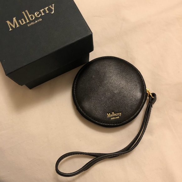 mulberry round coin purse